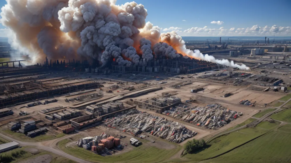 Incendiu major la un centru de reciclare din Mannheim: Fără victime, pagube în curs de estimare
