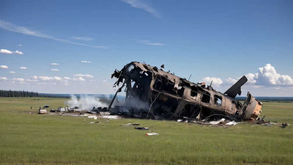 Un avion de pasageri s-a prăbușit în Rusia de Est: 49 de persoane la bord