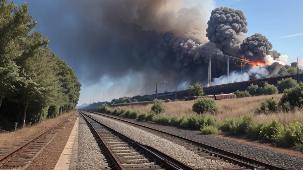 Incendiu pe calea ferată în Germania: Anulări și întârzieri majore ale trenurilor