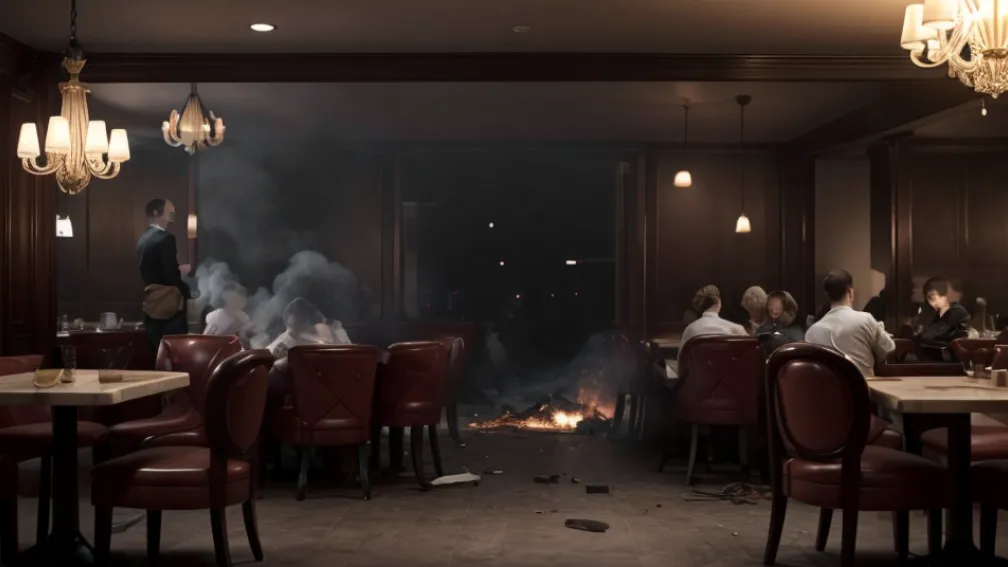 Moment de groază într-un restaurant din Ciudad de Mexico: Un laptop a explodat brusc
