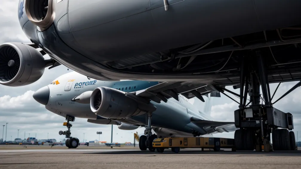 Tentativă Record Guinness: O bormașină a încercat să tragă un Airbus A380