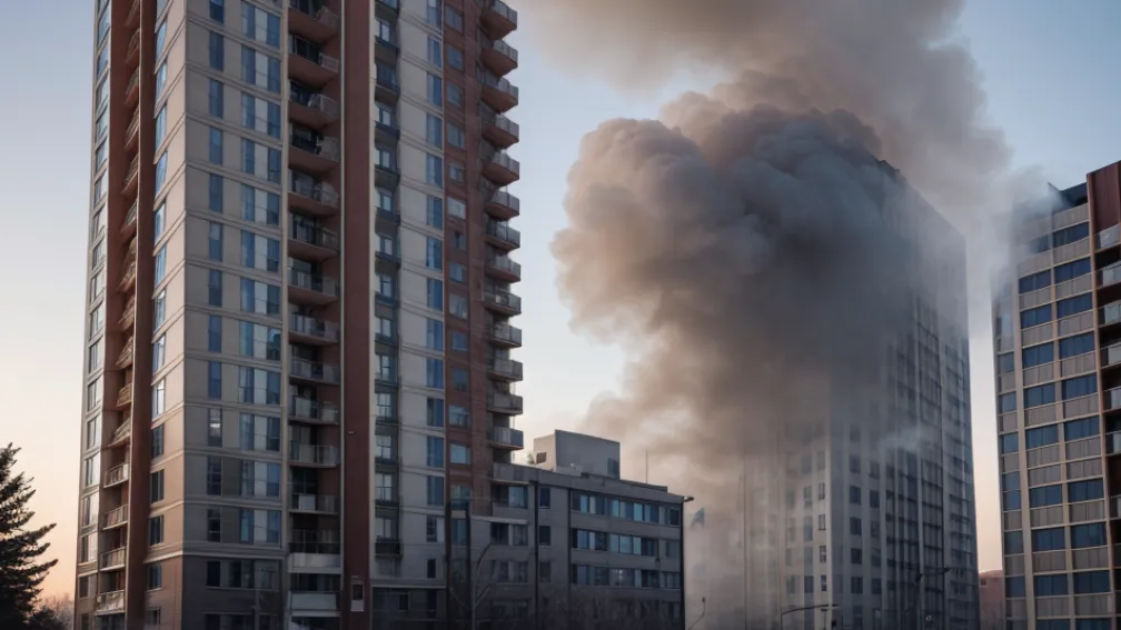 Incendiu în Germania: O friteuză cu aer cald a provocat un foc în bucătăria unui bloc de locuințe