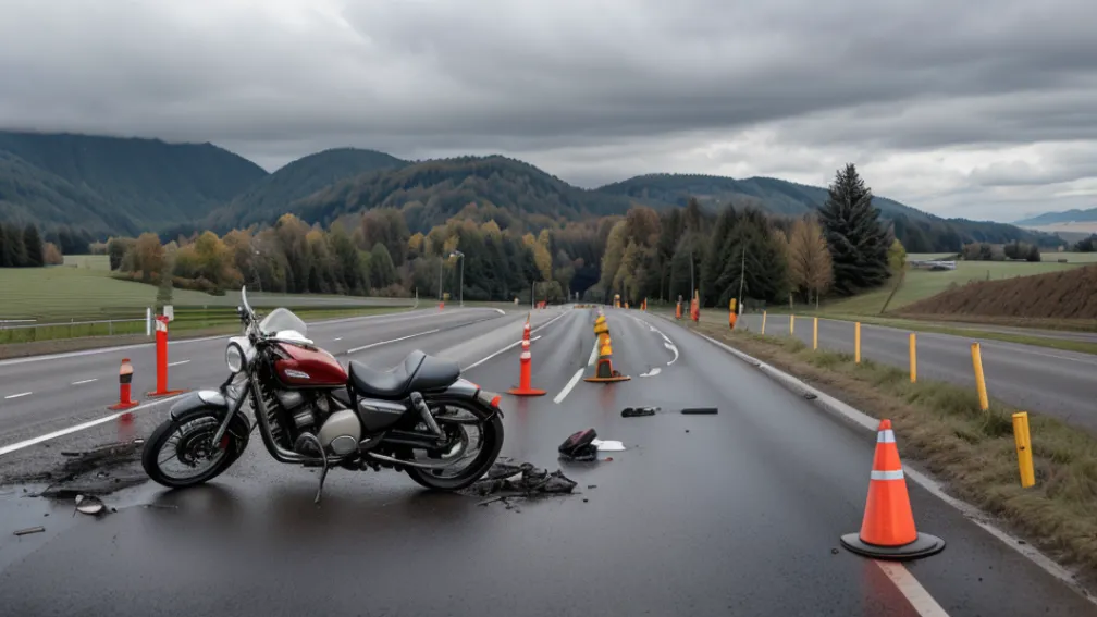 Accident mortal lângă Freiburg: Un motociclist de 57 de ani a decedat pe drumul L131