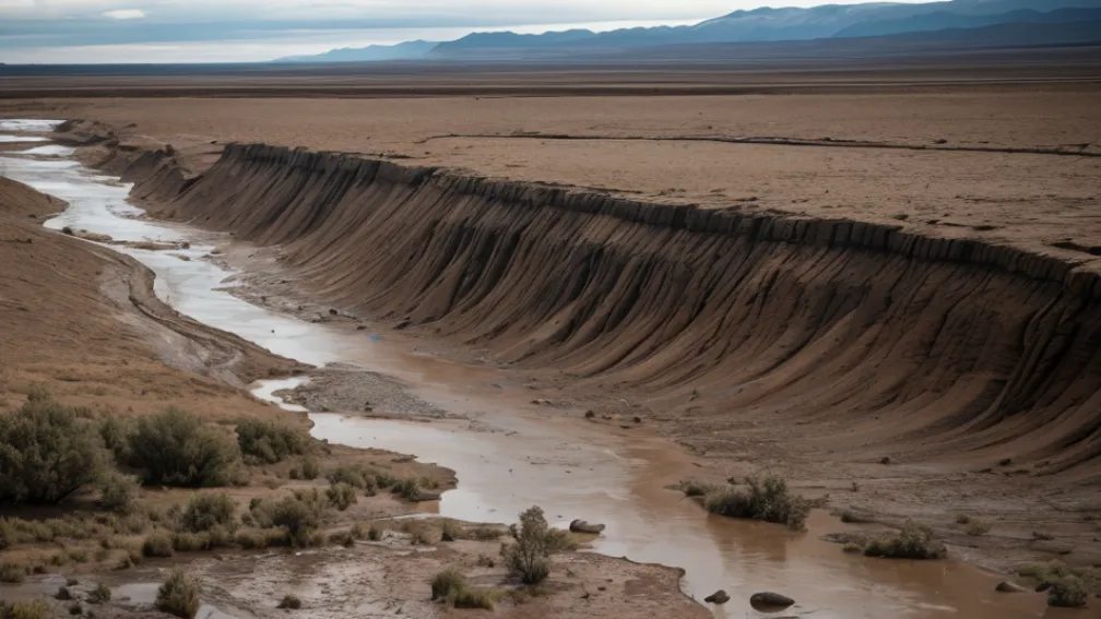 VIDEO: 90 de secunde până la catastrofă - Un timelapse dramatic arată cum râul Llano s-a transformat într-un torent furios