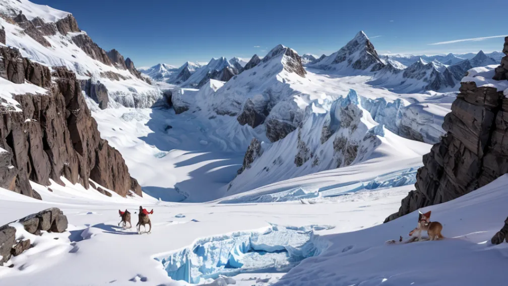 Un câine Chihuahua și-a salvat stăpânul căzut într-o crevasă glaciară în Elveția, așteptându-i pe salvatori