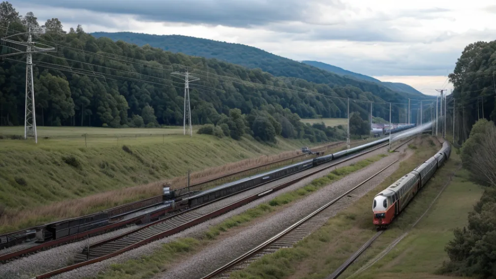 O trapă de tanc a paralizat traficul feroviar în nordul Germaniei