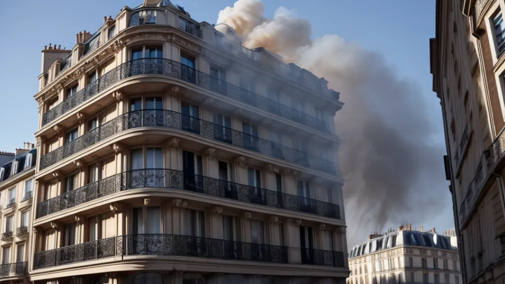 Erou la Paris: Un vecin a salvat bebeluși dintr-un apartament în flăcări