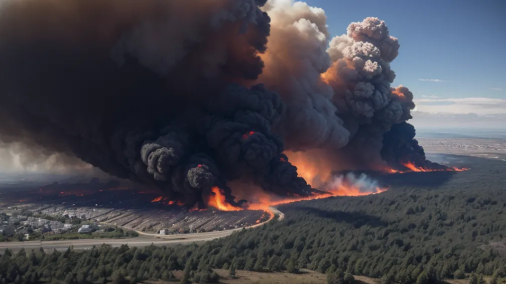 Incendiu masiv de pădure amenință Marsilia: Aeroportul a fost închis, mii de oameni în pericol