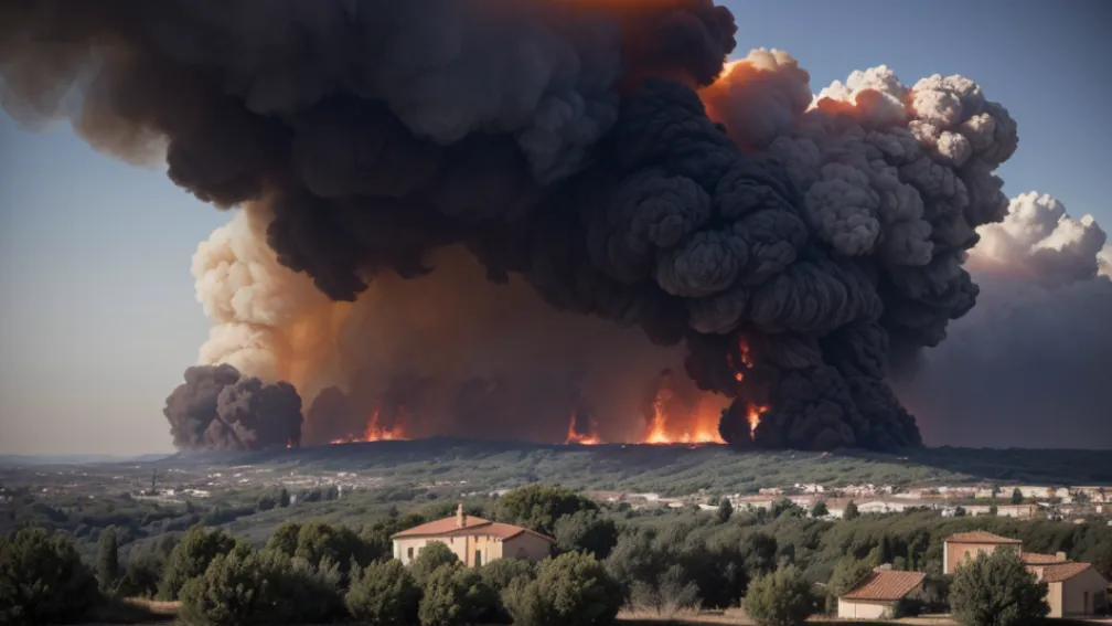 Incendiu forestier de proporții lângă Marsilia: 110 răniți, flăcările sunt sub control