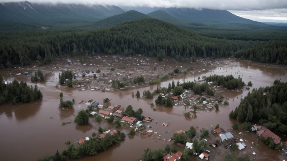 SUA: Inundații rapide devastatoare în New Mexico, clădiri luate de ape