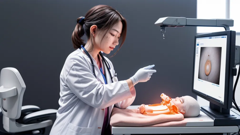 Inteligența Artificială revoluționează diagnosticul cancerului de piele: Un jurnalist a testat un nou dispozitiv AI-dermatoscop