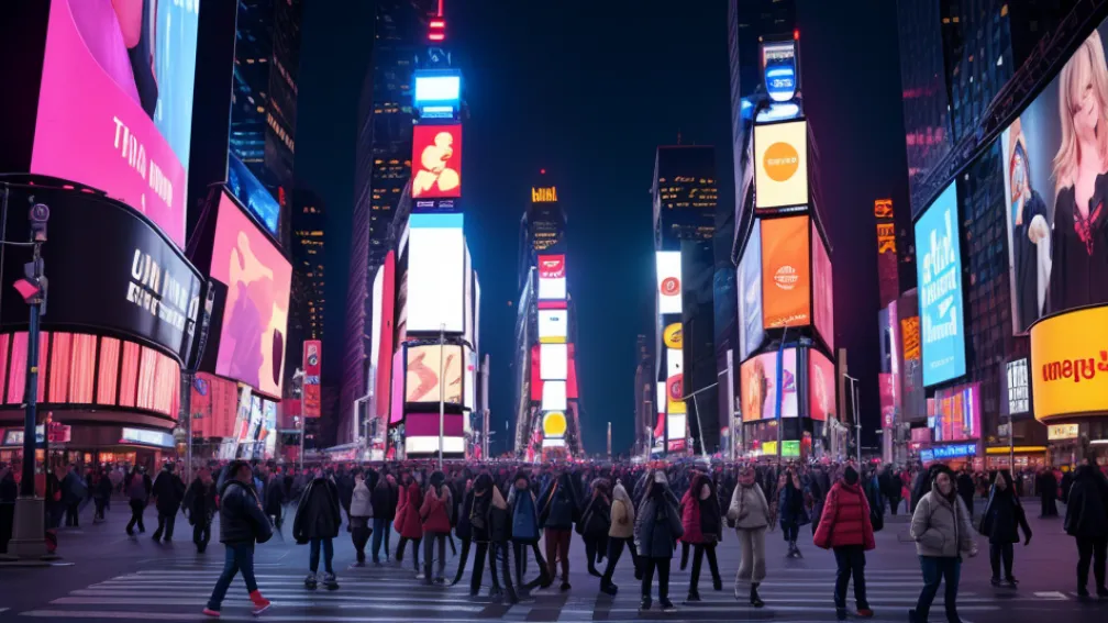 Mesaj pe Times Square de la 40 de dolari: Cum să-ți rezervi felicitarea în New York