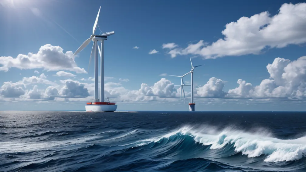 China a lansat cea mai puternică turbină eoliană plutitoare din lume