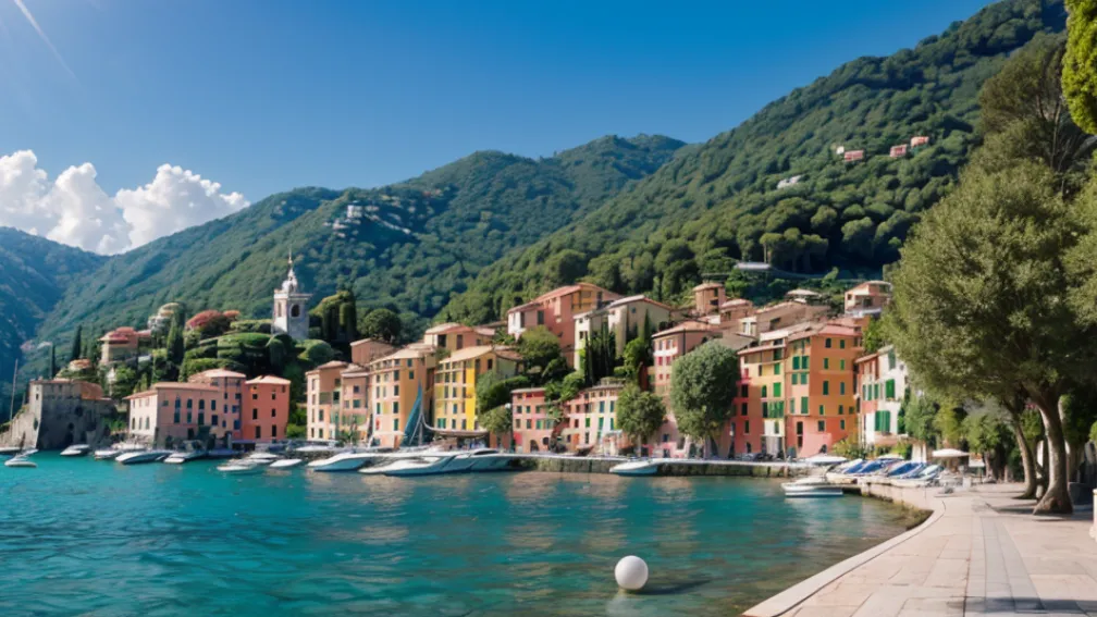 Portofino impune reguli stricte turiștilor: amenzi de până la 500 de euro pentru mersul desculț sau plimbările în costum de baie