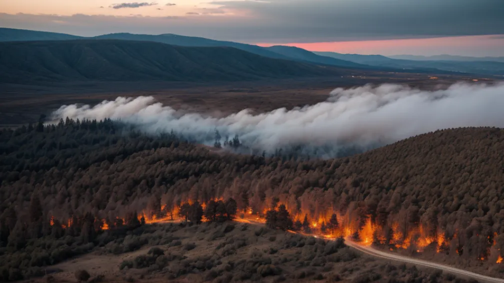 Un turist german, arestat în Grecia după ce ar fi provocat un incendiu forestier în timp ce campa
