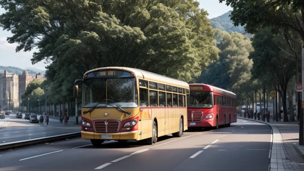 Conflict violent pe drum național: Doi șoferi de autobuz s-au bătut în trafic