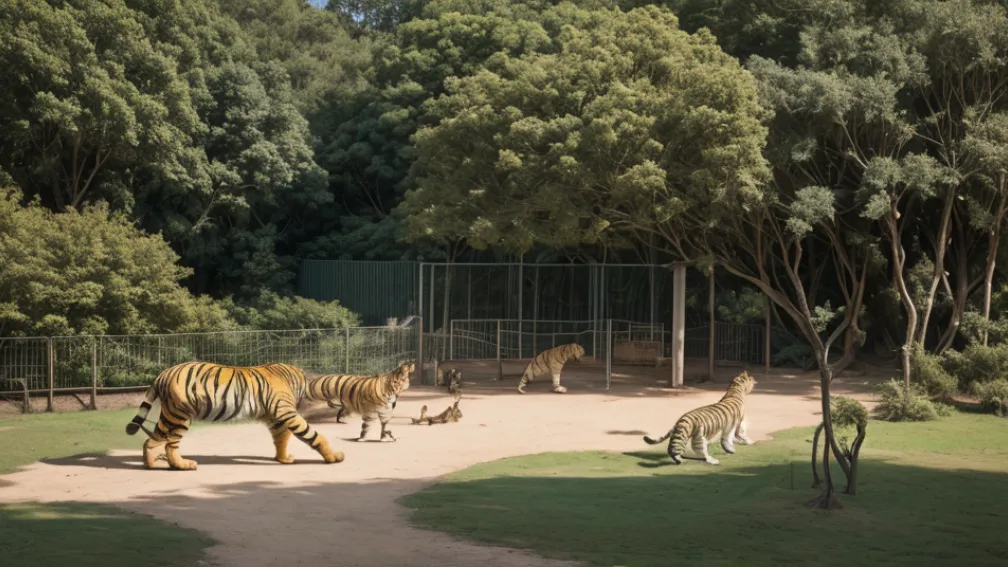 Incident șocant la Grădina Zoologică din Zurich: Un tigru a devorat o barză în fața vizitatorilor