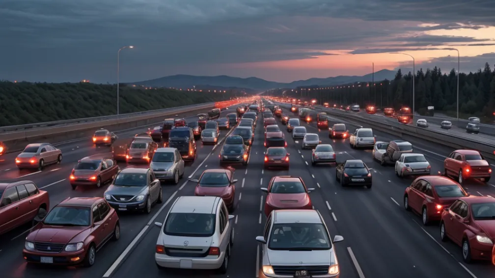 Accident în lanț pe autostrada A2 din Austria: 33 de mașini implicate