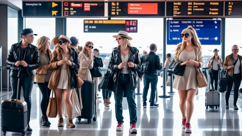 Robbie Williams, în pijamale pe Aeroportul din Frankfurt: O apariție surprinzătoare înainte de zborul spre Norvegia