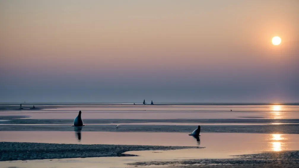 Patru pui de focă, eliberați în sălbăticie: un moment emoționant în Parcul Național Marea Wadden