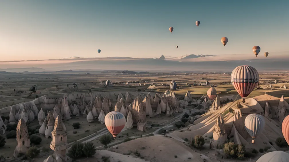 Turistă riscă până la trei ani de închisoare în Turcia pentru un "dans" pe catargul unui drapel în Capadocia