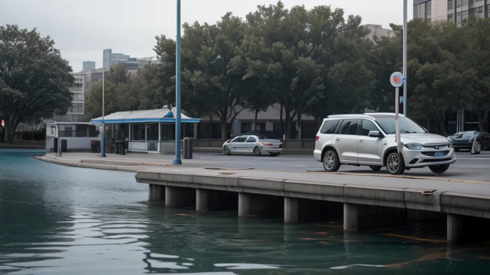 Șoferiță senioră, beată la volan, a scufundat un SUV după ce a avariat o stație de biciclete