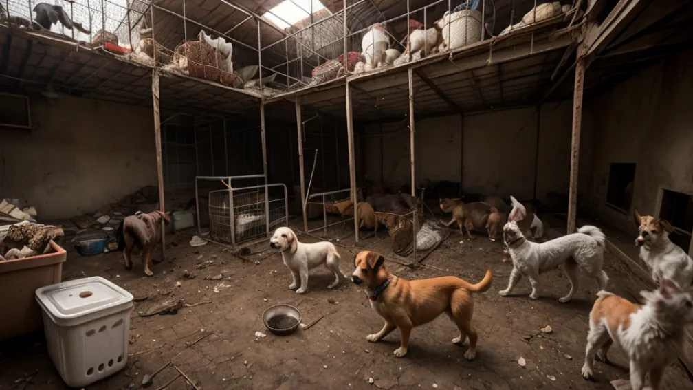 Peste 100 de câini salvați dintr-o "crescătorie a groazei": condiții șocante de abuz animal
