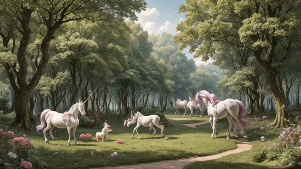 Provocarea Săptămânii: Puteți găsi cei 3 cai ascunși printre unicorni?