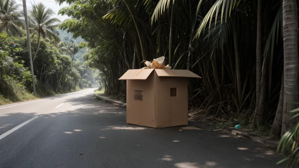 Miracol la marginea drumului: O femeie din Filipine a găsit un nou-născut abandonat într-o cutie de carton