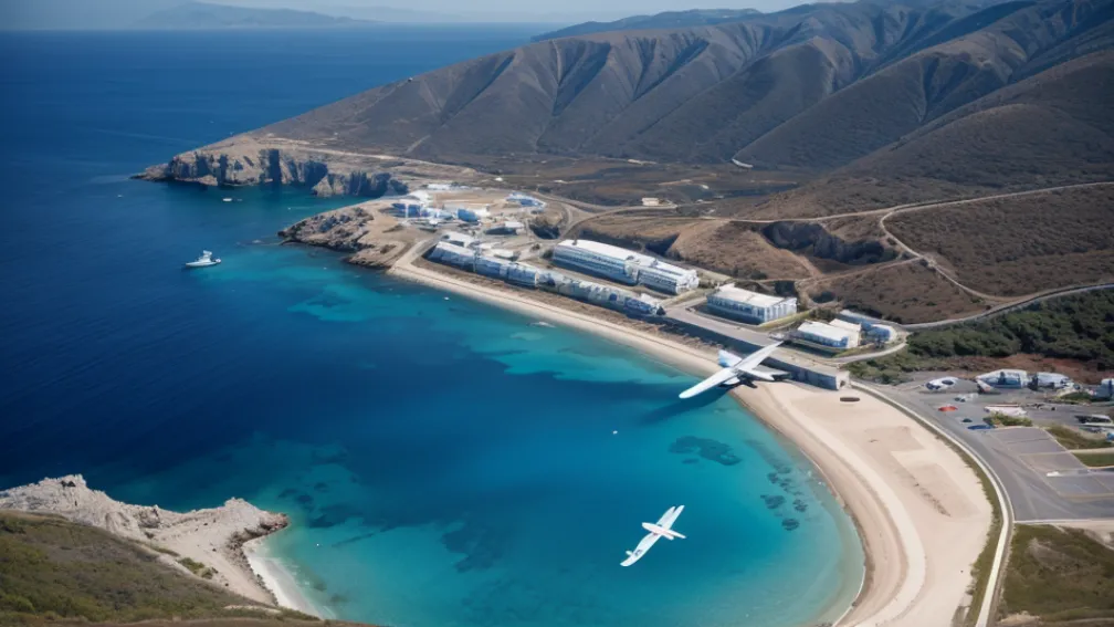 Incidente periculoase pe Skiathos: Jetul de la turbina avionului a aruncat copii în mare