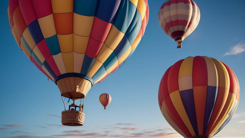 Incident la târgul din Derbyshire: Un balon cu aer cald scăpat de sub control s-a izbit de un stâlp