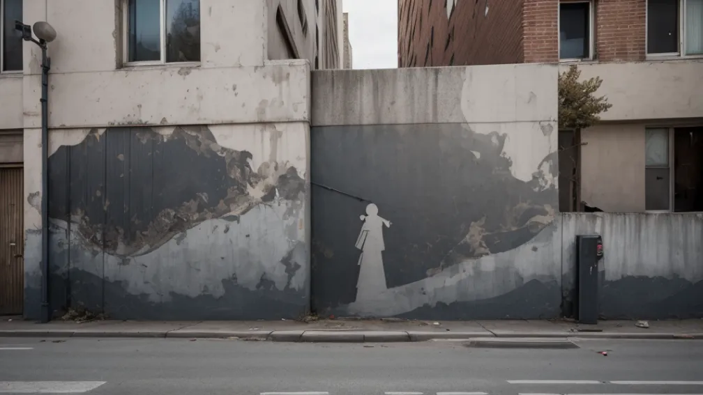 Din nou dispărută: O nouă pictură Banksy a fost ștearsă la scurt timp după apariție