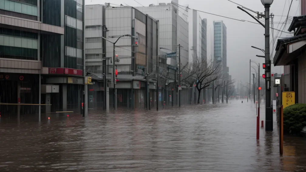 Haos meteorologic în Tokyo: Capitala Japoniei, sub asaltul ploilor torențiale și inundațiilor