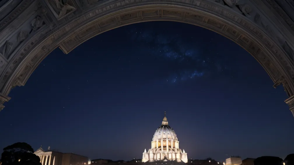 Spectacol de drone magnific la Vatican: Kimbal Musk îl „înviorează” pe Papa Francisc