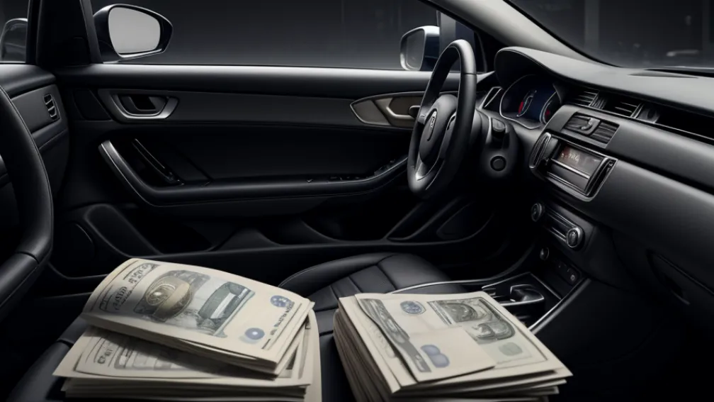 Vamă germană a găsit 10.000 de euro și o armă ascunse în tapițeria unei mașini în timpul unei percheziții.