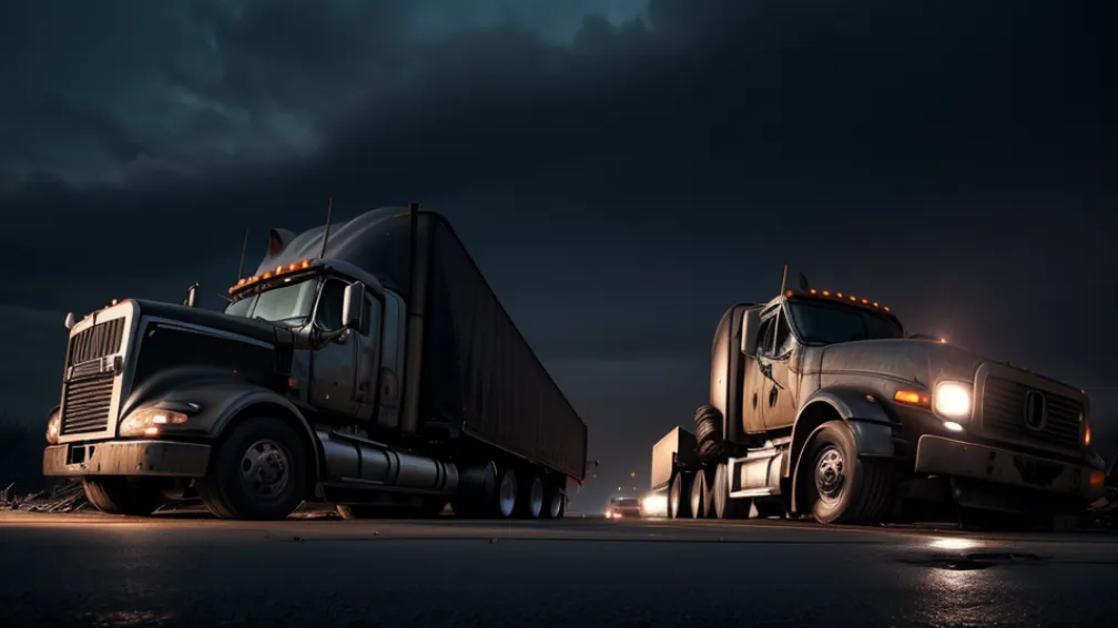 Tragedie pe Autostradă în Bavaria: Mașină strivită între două TIR-uri, șoferul a murit pe loc