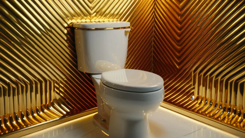 Toaleta de aur de 100 kg, evaluată la aproape 10 milioane de dolari, scoasă la licitație la New York