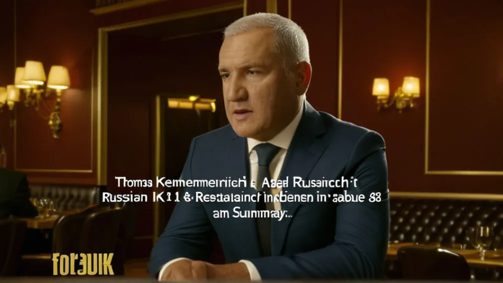 Fostul premier al Turingiei, Thomas Kemmerich, a fost refuzat într-un restaurant din Weimar