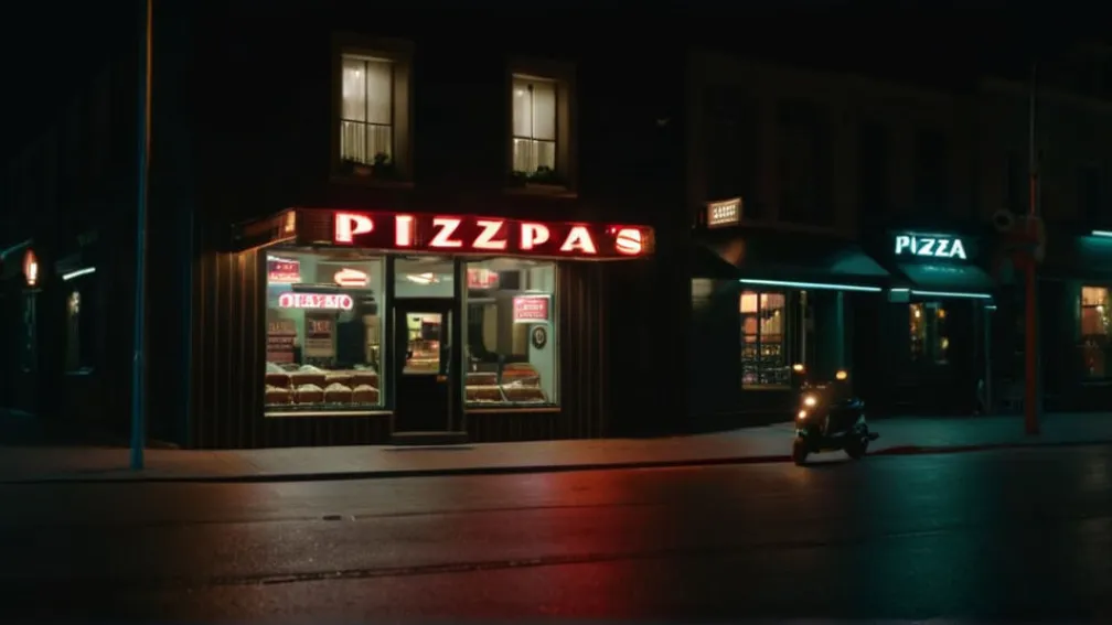 Jaf armat la o pizzerie din Hamburg: Hoțul a fugit cu un scuter electric