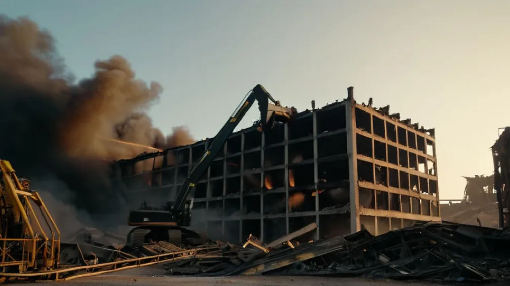 Dresda: Ruinele fostei Operete de Stat, demolate după incendiul provocat de copii