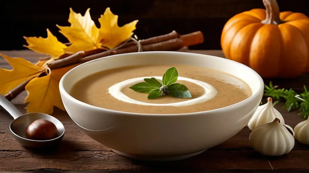 Rețetă de Toamnă: Supă Cremă de Castane cu Cimbru și Măr