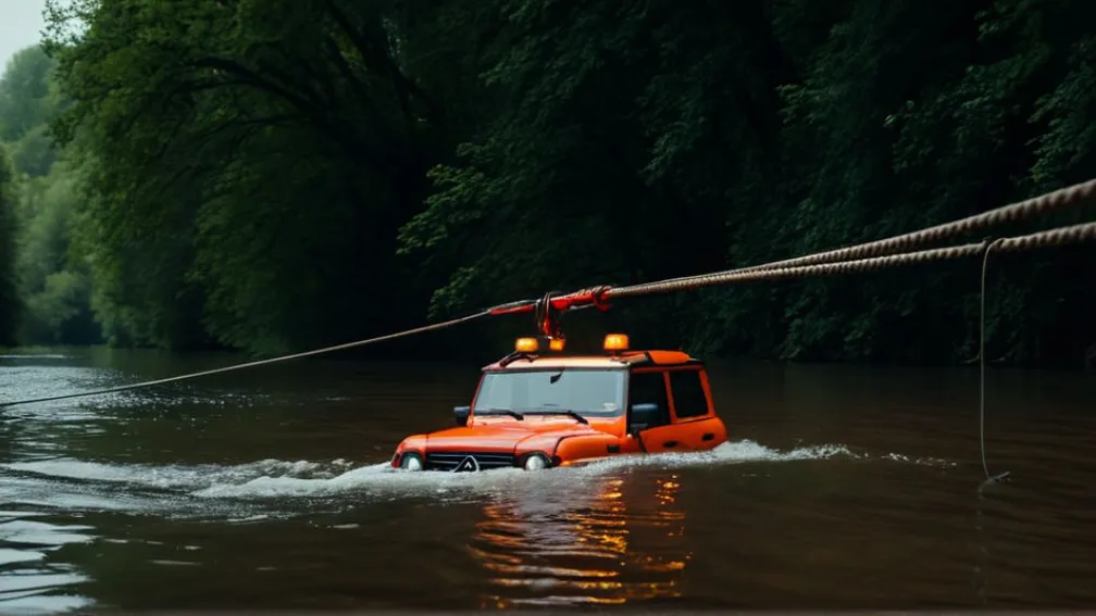 Femei curajoase au salvat un șofer de 82 de ani dintr-o mașină căzută în râul Elba la Dresda