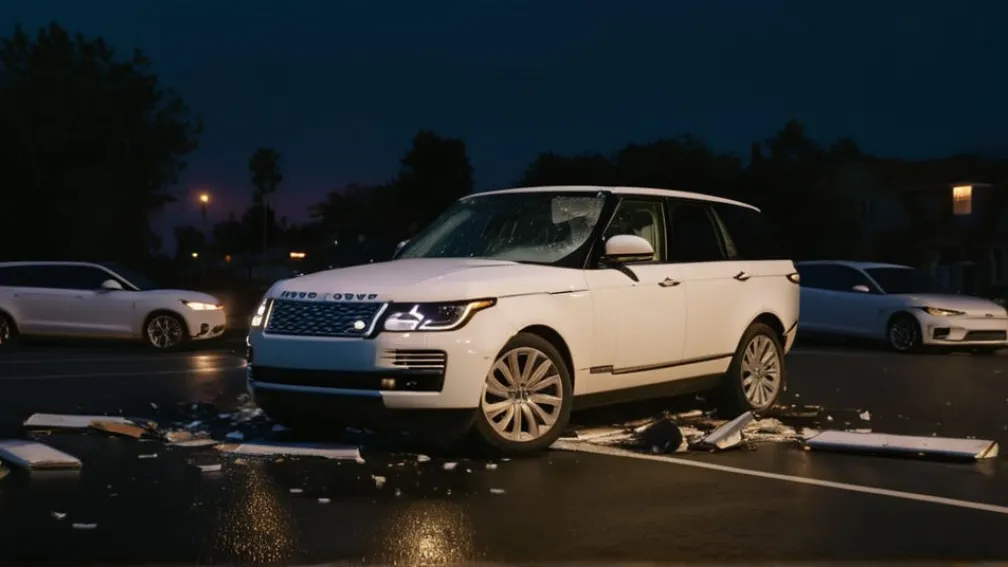 Atac brutal în trafic: Range Rover a lovit o Toyota Prius, apoi a urmat jaful