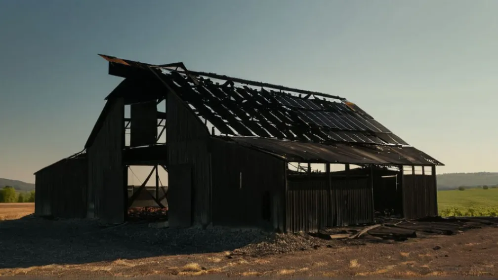 Incendiu devastator în Germania: 70 de viței au pierit într-un hambar din Nordhackstedt