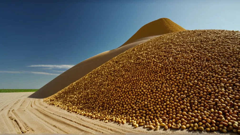 Recoltă Record de Porumb în Germania: Un Munte Gigant Produce Biogaz pentru 35 Milioane de Kilometri