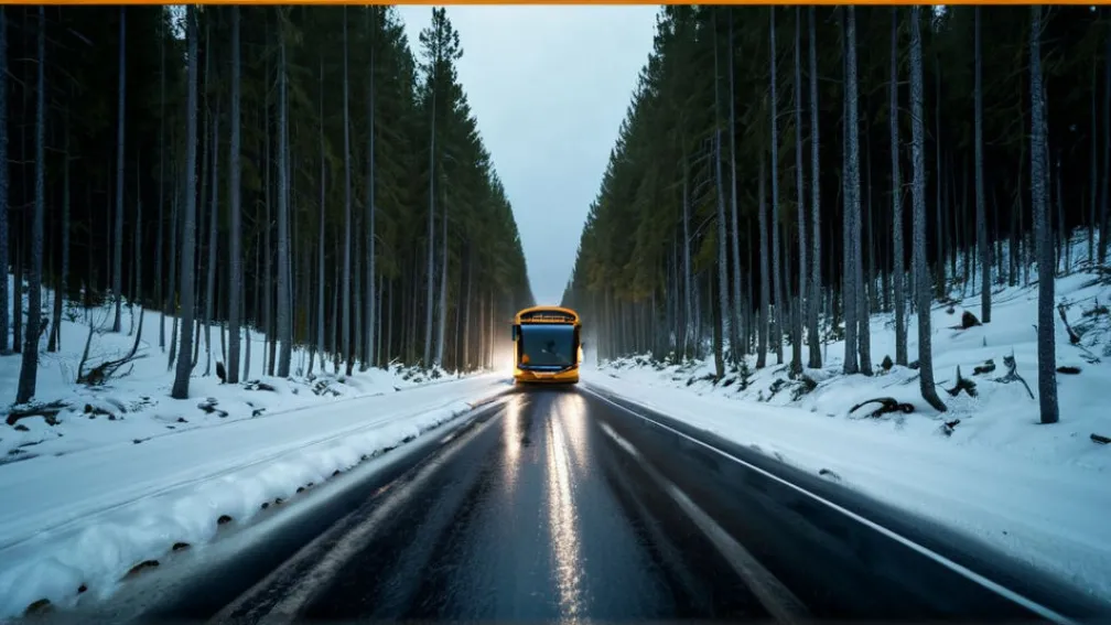 Accident grav în Suedia: Autocar cu studenți Erasmus, majoritatea germani, implicat într-un accident pe drumuri înzăpezite