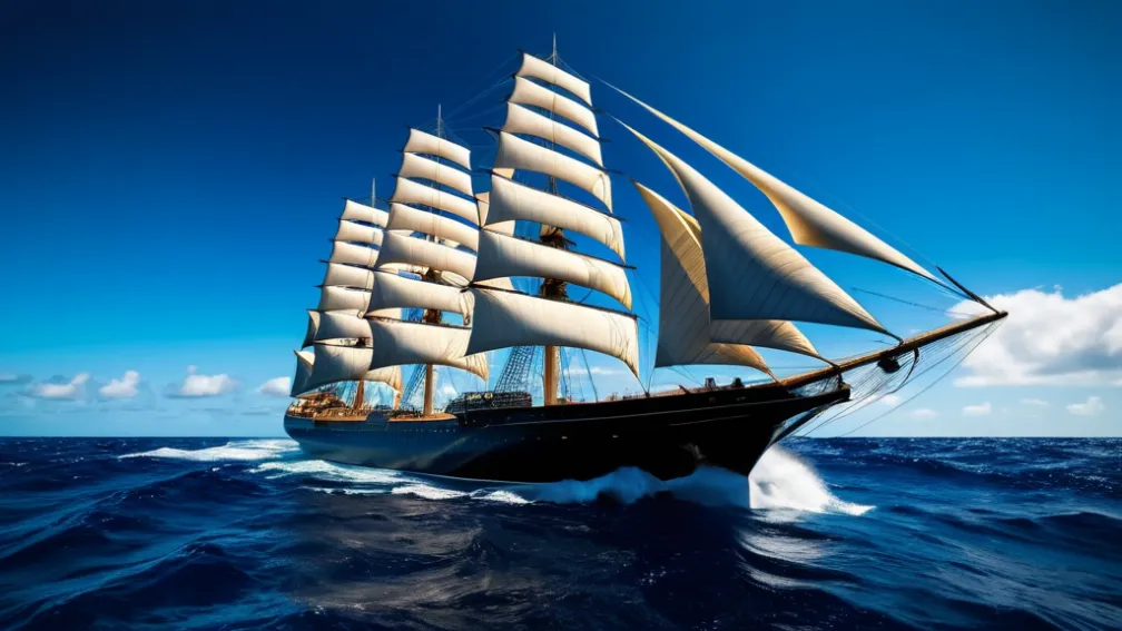 Cel mai mare velier din lume și-a încheiat cu succes călătoria inaugurală peste Atlantic