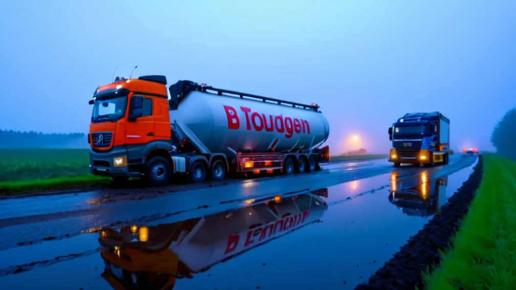 Șofer beat cu peste 2 la mie, implicat într-un accident cu un TIR încărcat cu gaz în Germania