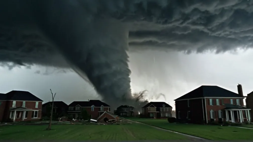 Tornado devastator lovește o zonă rezidențială din Cambodgia, provocând haos