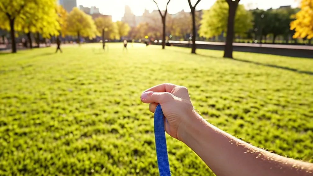 Tendința bizară din Germania: „Hobby Dogging” – Plimbatul câinelui... fără câine